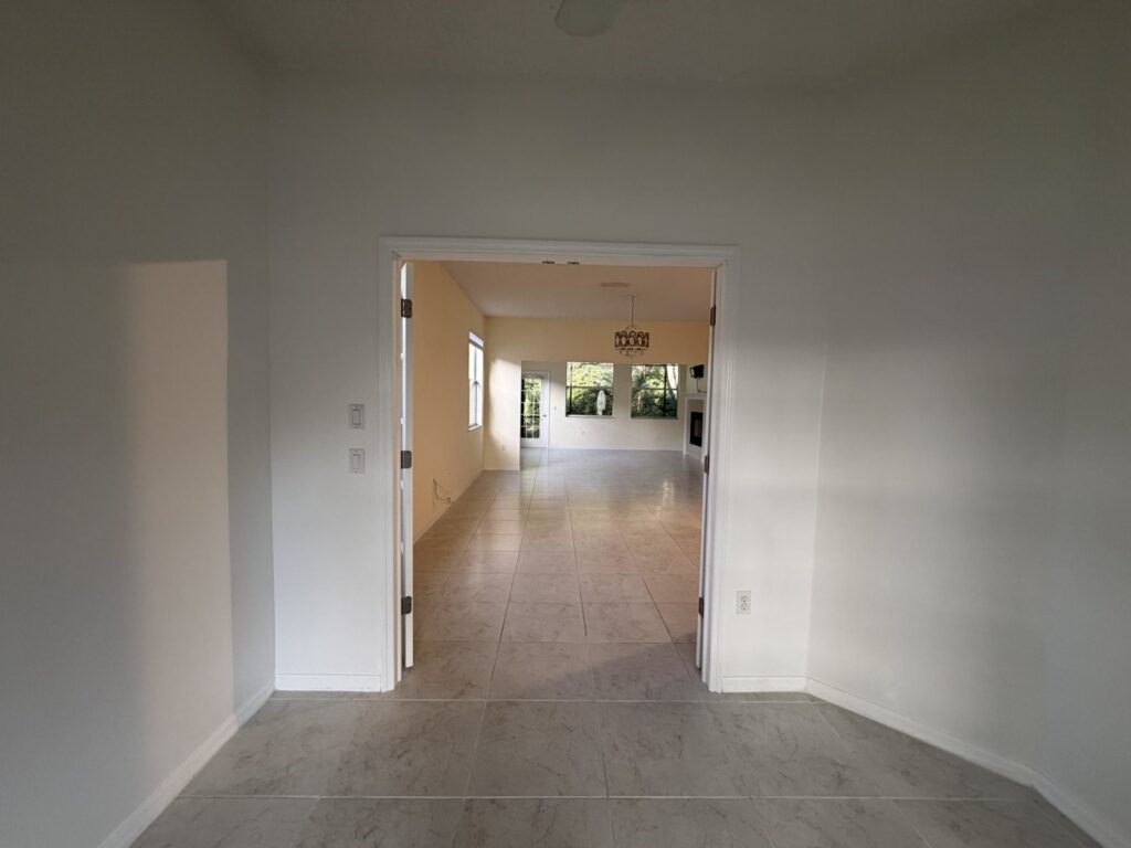 Residential living and transition area in a later documented condition