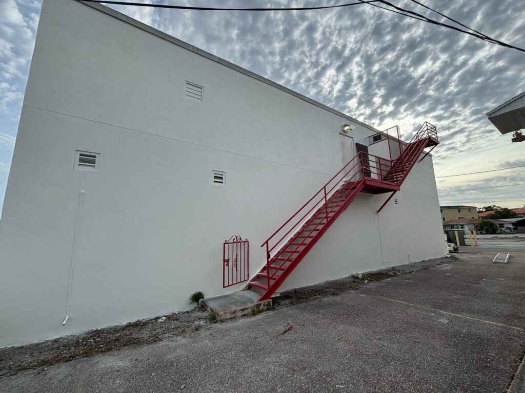 Second completed rear view of the Tampa commercial property
